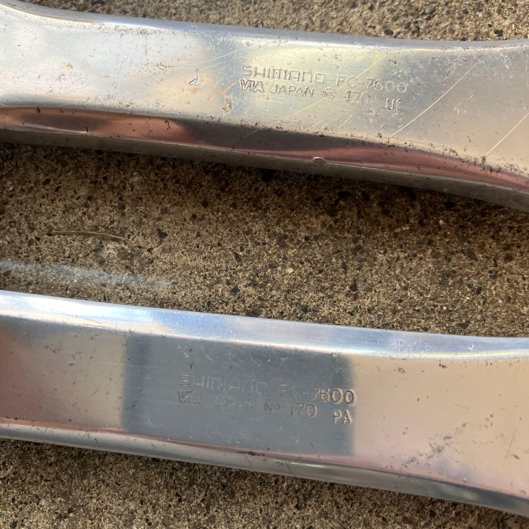 シマノ トラック用クランクセット FC-7600 170mm NJS