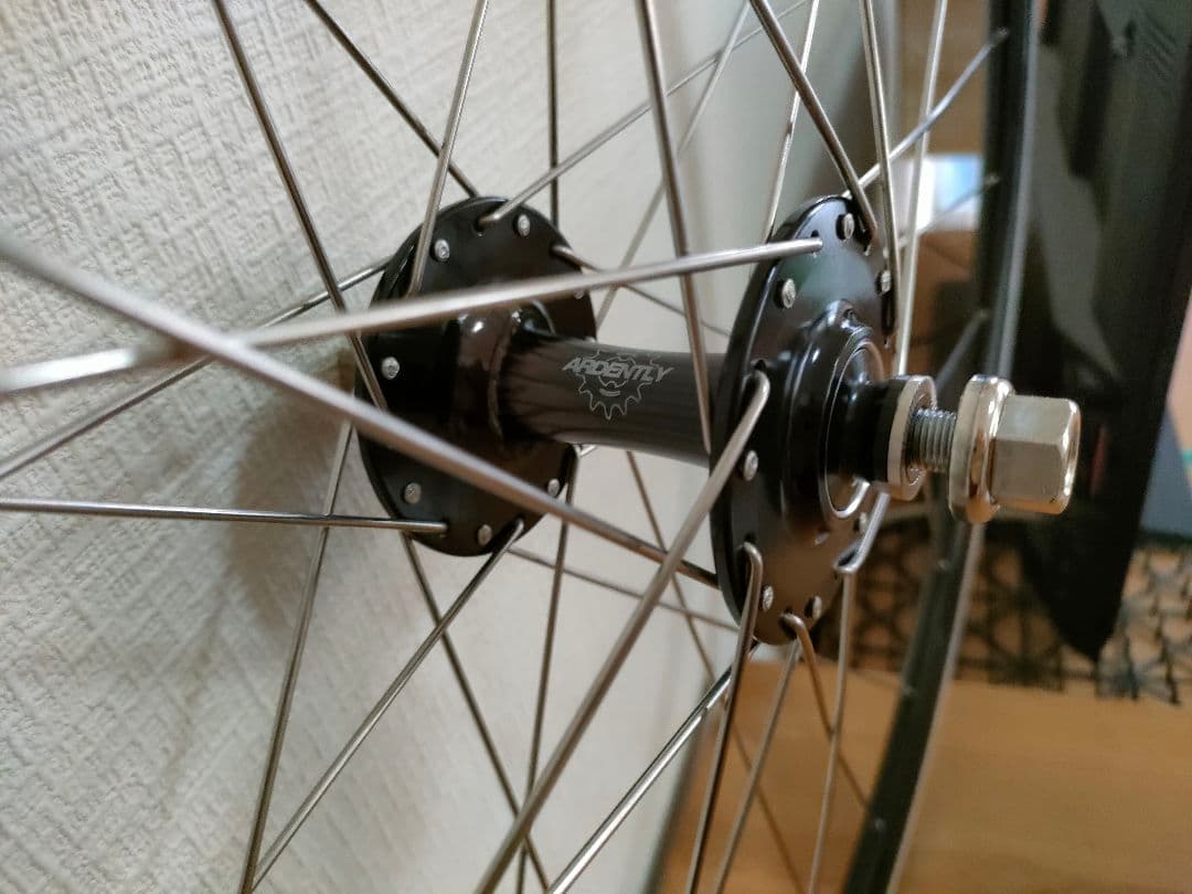 ピスト 競輪 700C 前後ホイール 車輪 RONGDEXIN 新品未使用