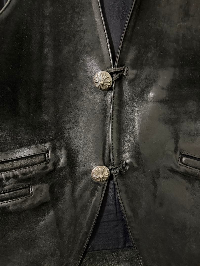 CHROME HEARTS クロムハーツ スエードレザーベスト M オールド