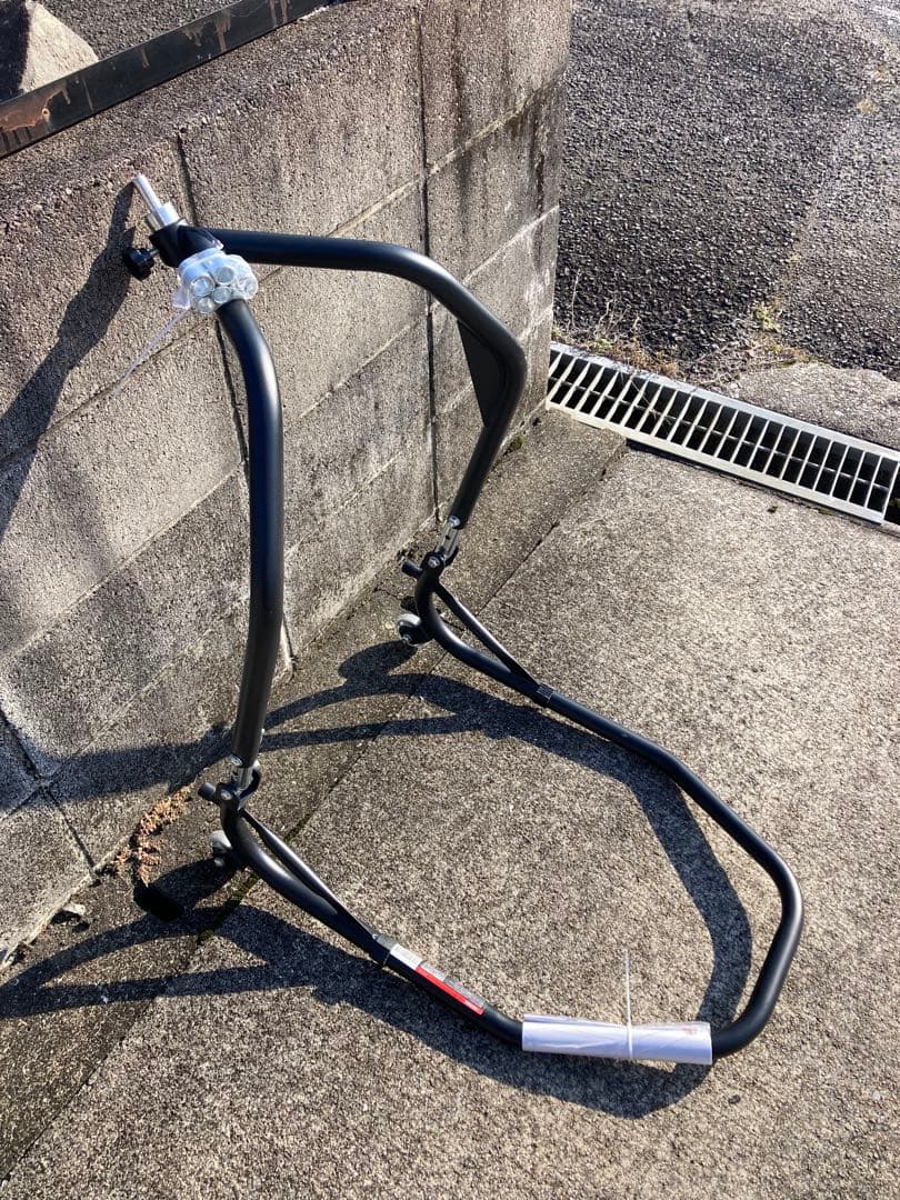 APモーターサイクルフロントスタンドブラック未使用品