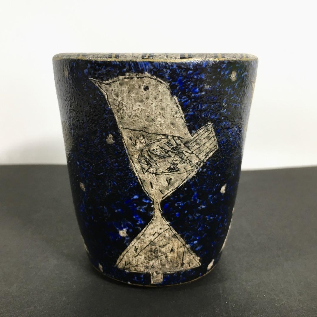 ○前田正博 [未使用無傷完品] 色絵花入 茶道具 共箱/共布 魂の作品 真作保証