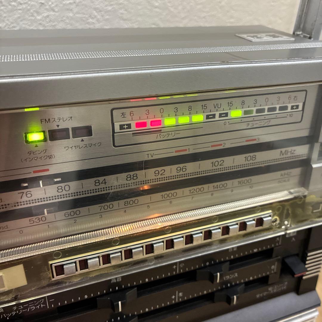 シャープ ラジオ付ステレオテープレコーダー ダブルラジカセ GF-808S
