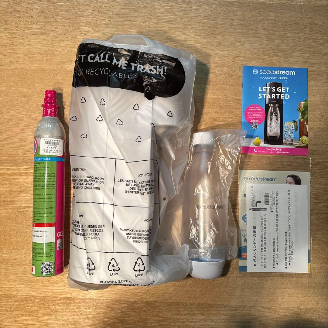 【新品未使用】sodastream TERRA 自動炭酸水メーカー ホワイト