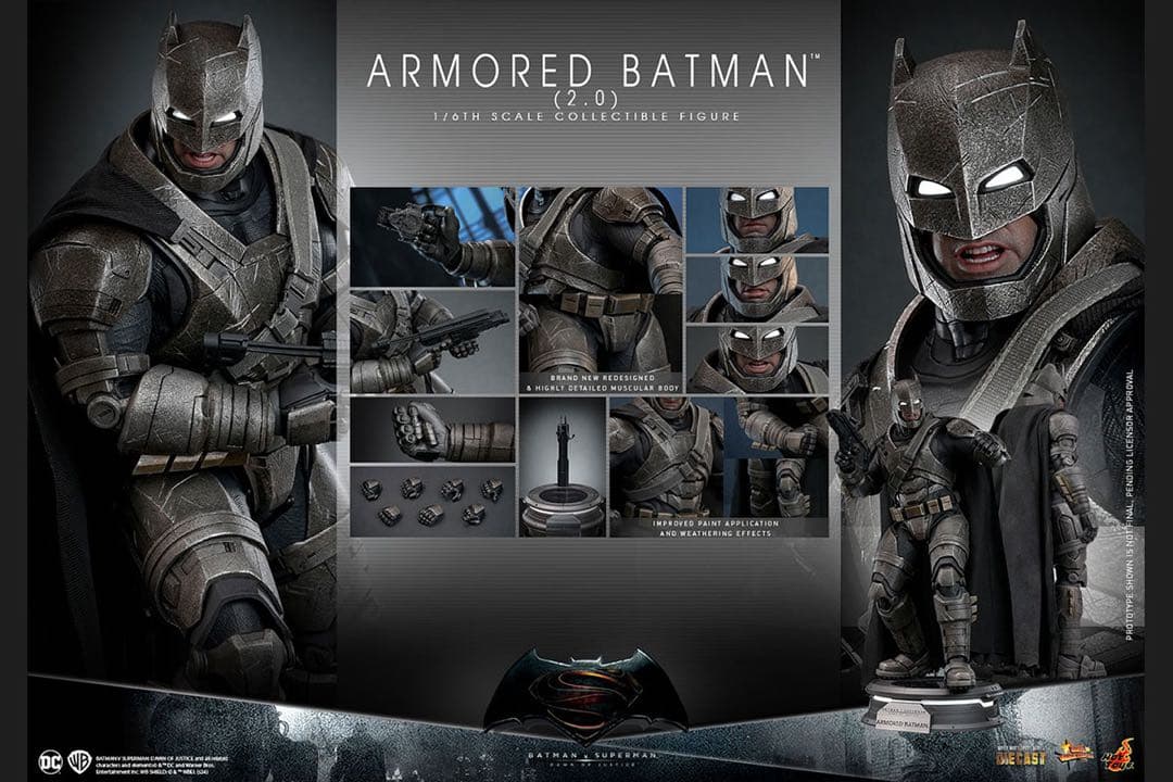 ホットトイズ MMS742D62 アーマード・バットマン通常版 Batman