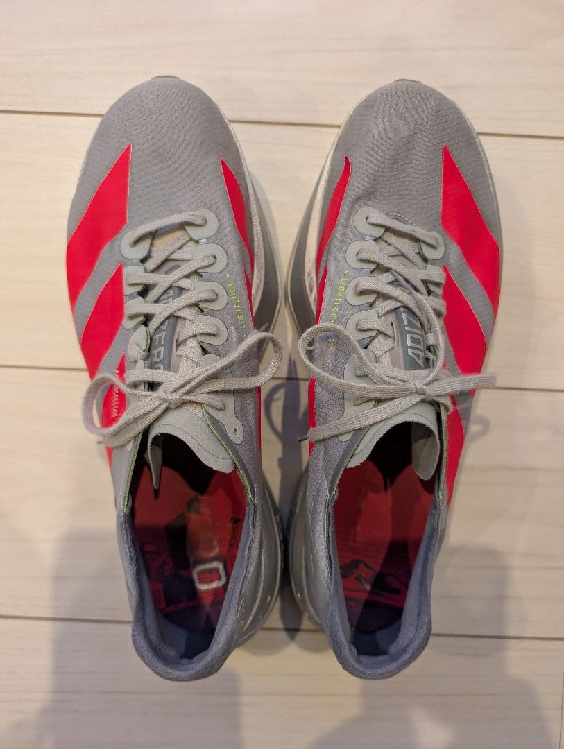 ADIDAS ADIZERO ADIOS PRO 4 グレー 27.5cm