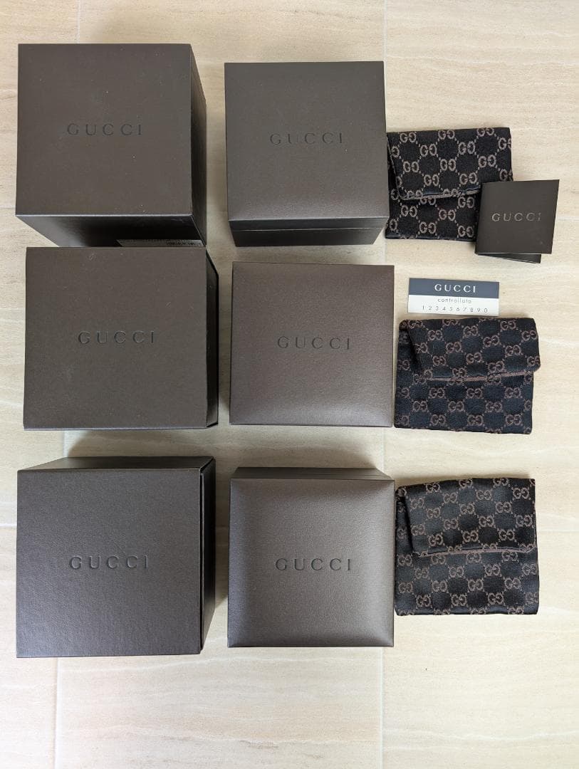 まとめ売り　GUCCI　グッチ　空箱　空き箱　ボックス　アクセサリー　ケース