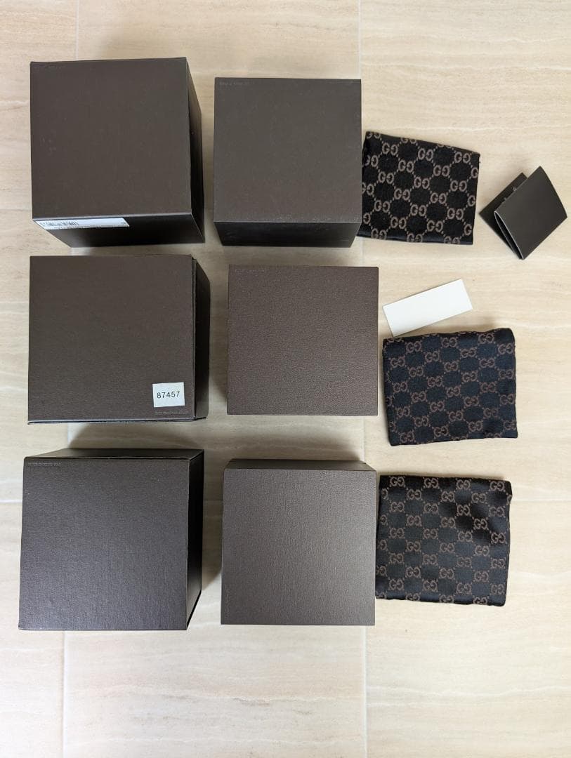 まとめ売り　GUCCI　グッチ　空箱　空き箱　ボックス　アクセサリー　ケース