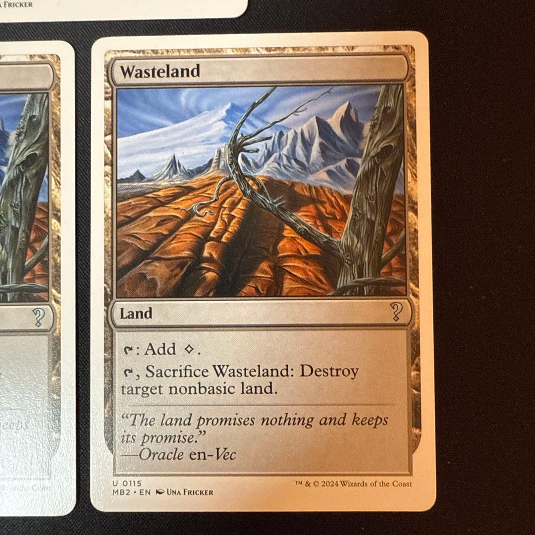 白枠 不毛の大地x3