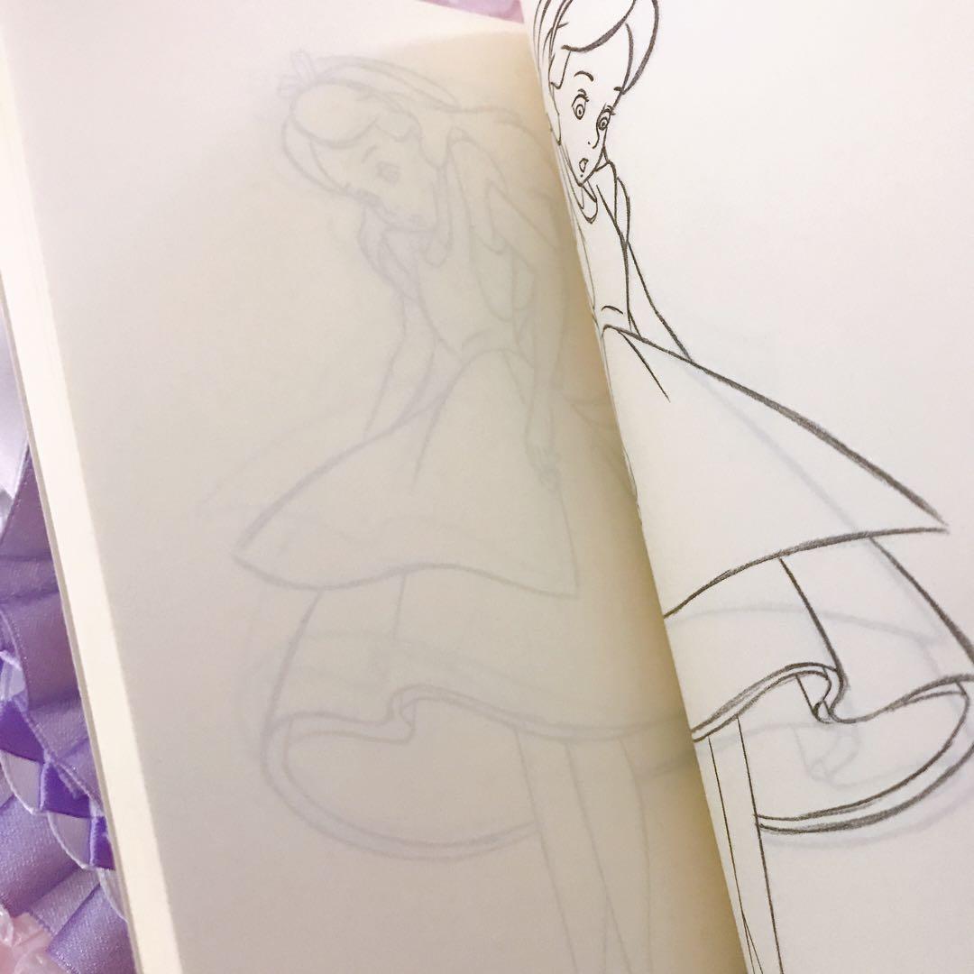 【未使用品】不思議の国のアリス　メモ帳　ノート　パラパラ漫画