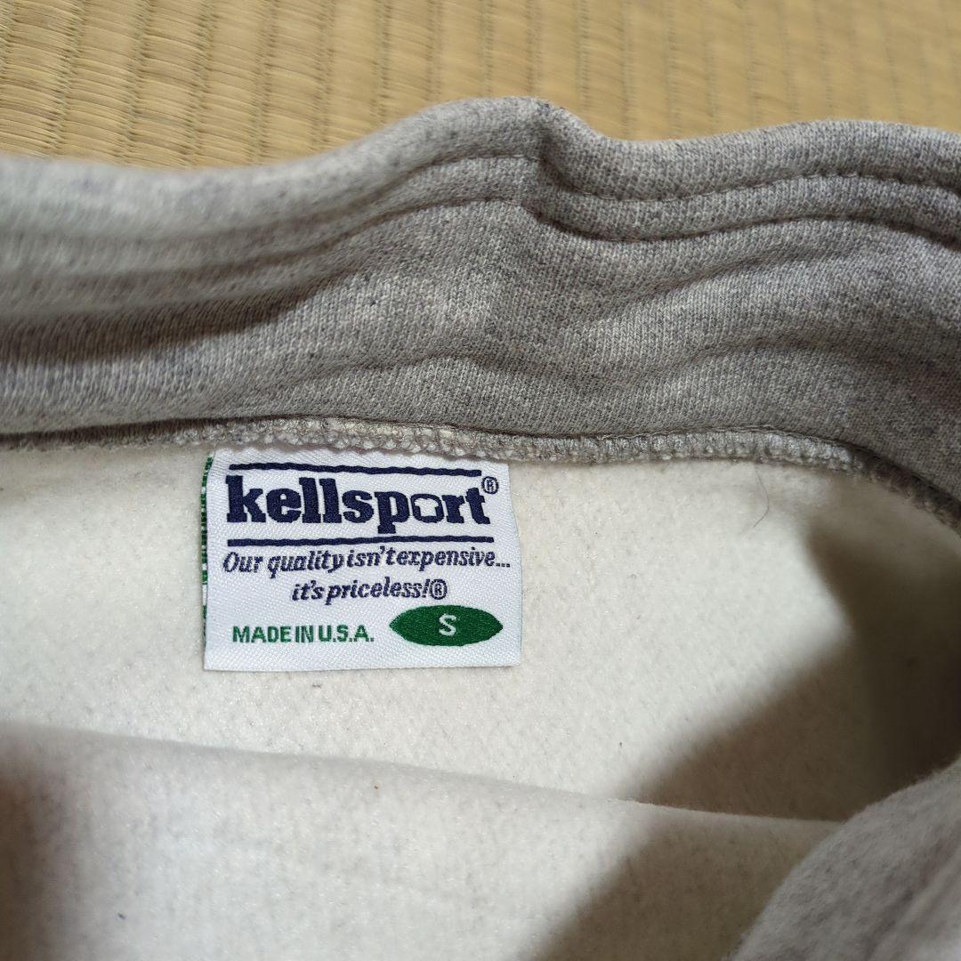 新品　Kellsport フード付きグレー スウェット USA製