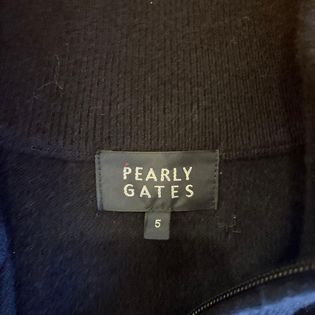 PEARLY GATES カシミヤ100 フルジップアップニットベスト