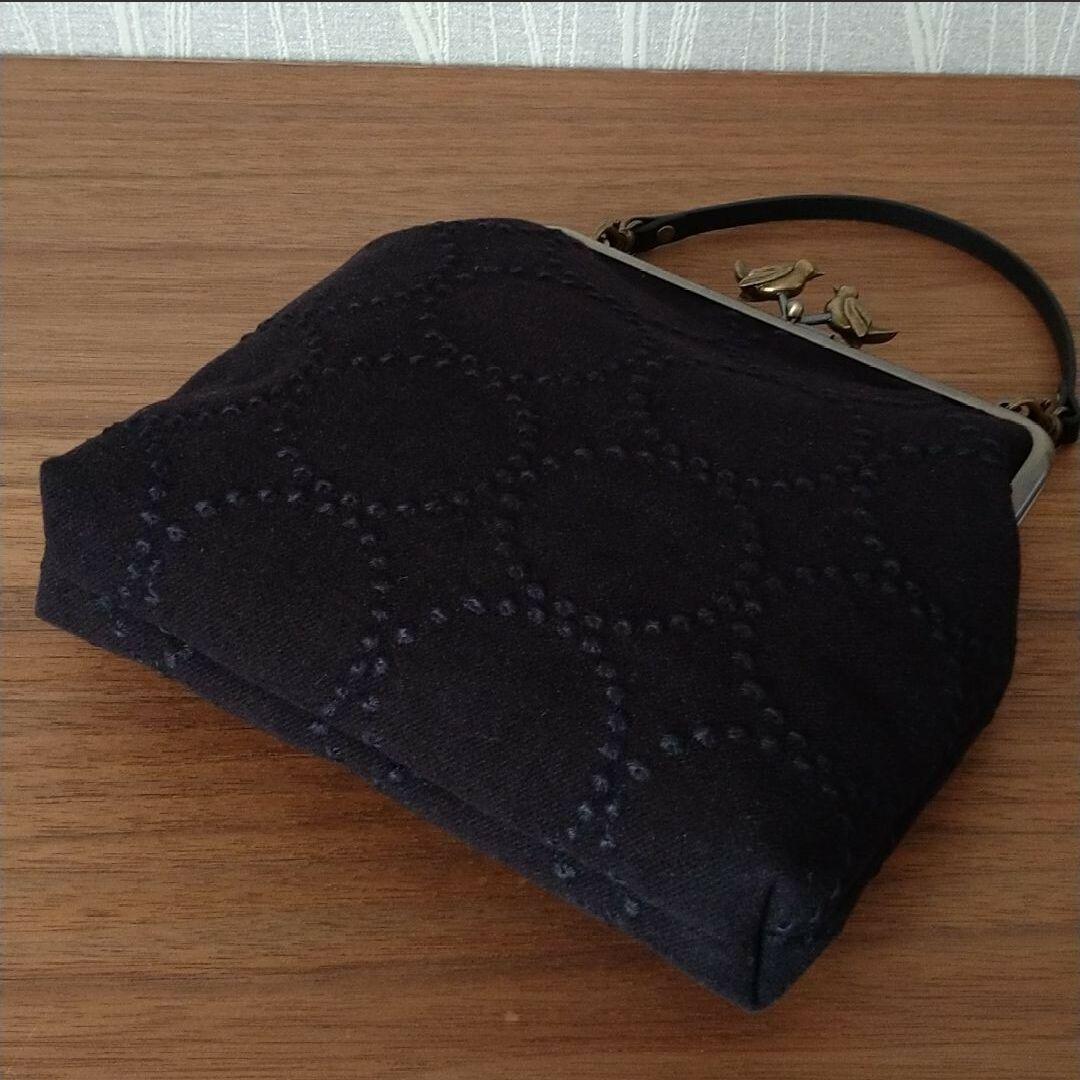 【専用です】小鳥の口金 セレモニーがま口バッグ☆ミナペルホネン ハンドメイド