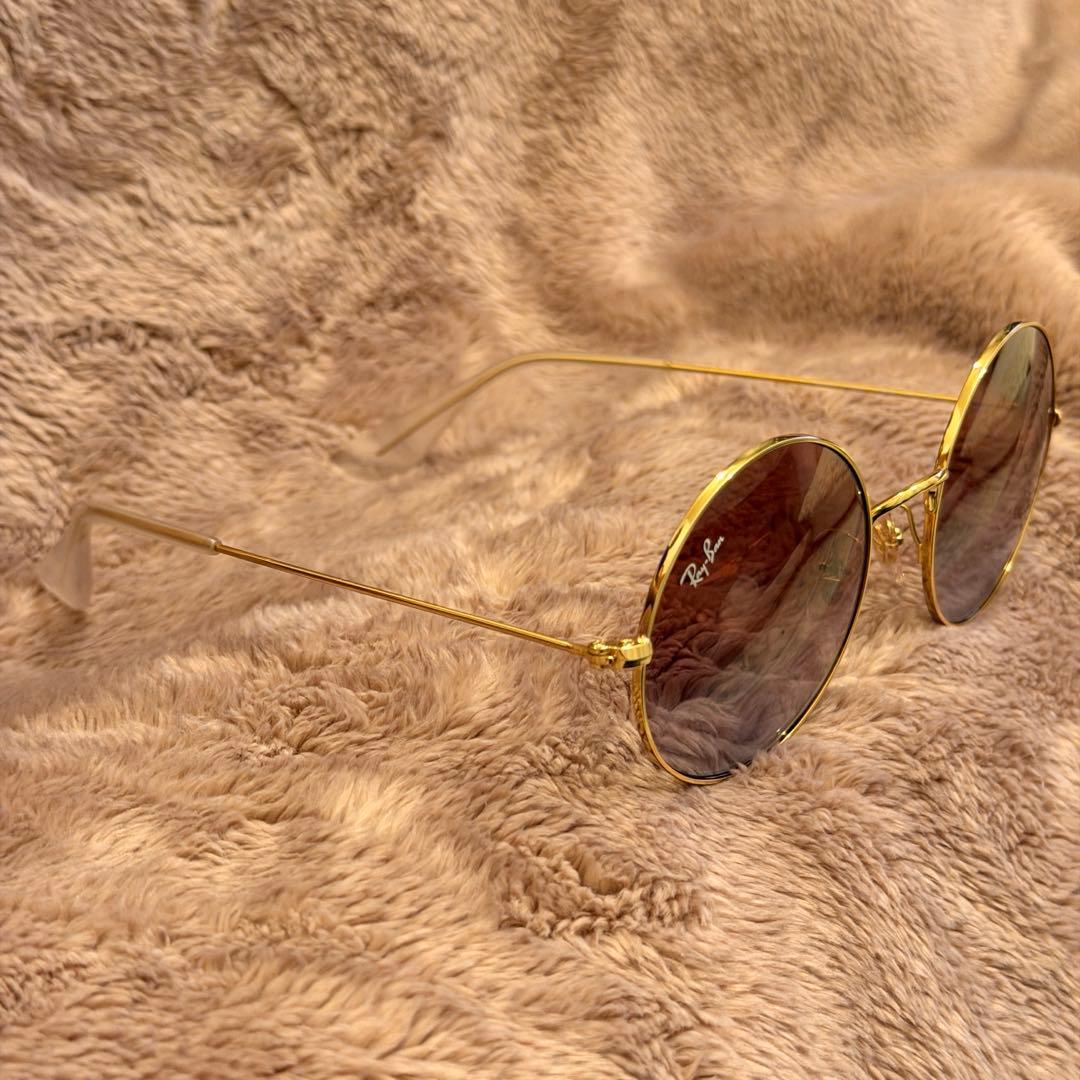 【美品】Ray-Ban RB3592 ラウンドサングラス 希少品