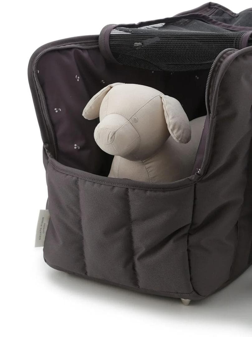 【新品】gelato pique キルティングキャリーバック CGRY