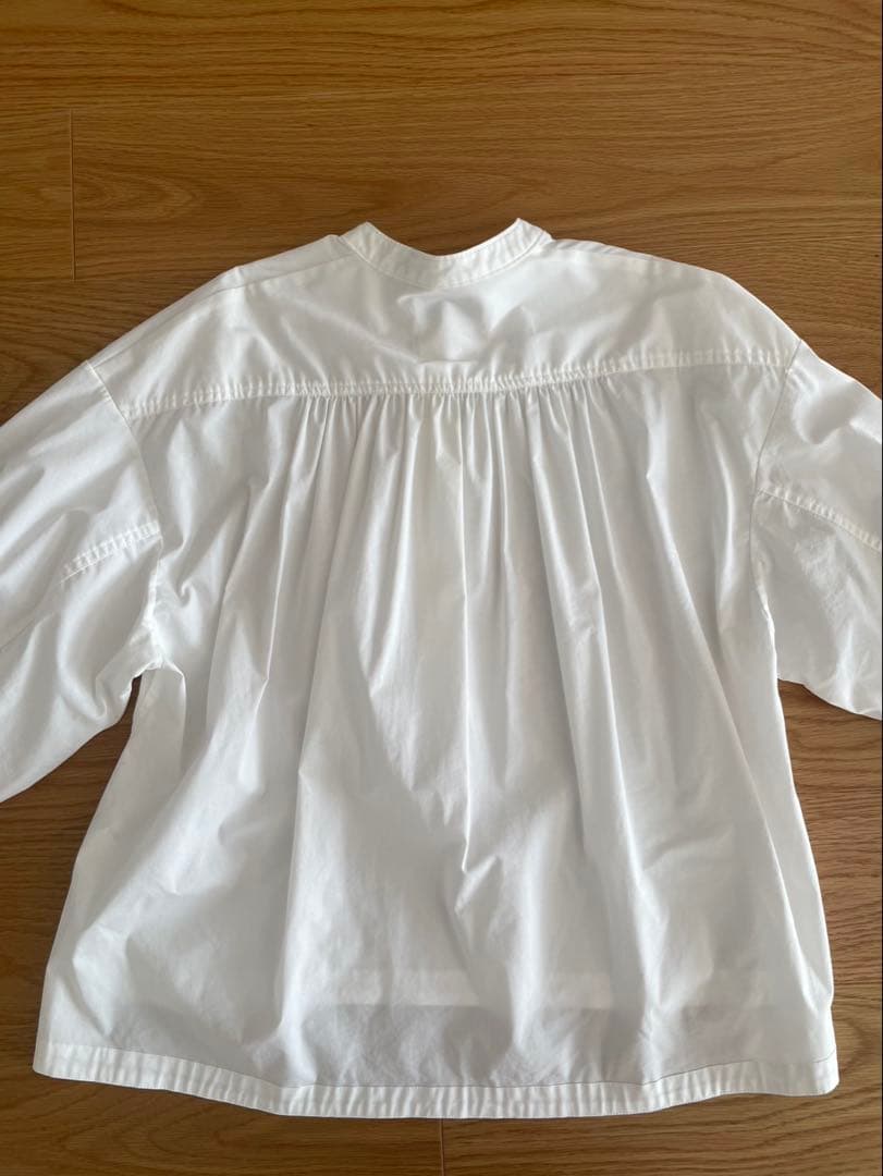 SHINME シンメ　ボリュームシャツ　ホワイト　M