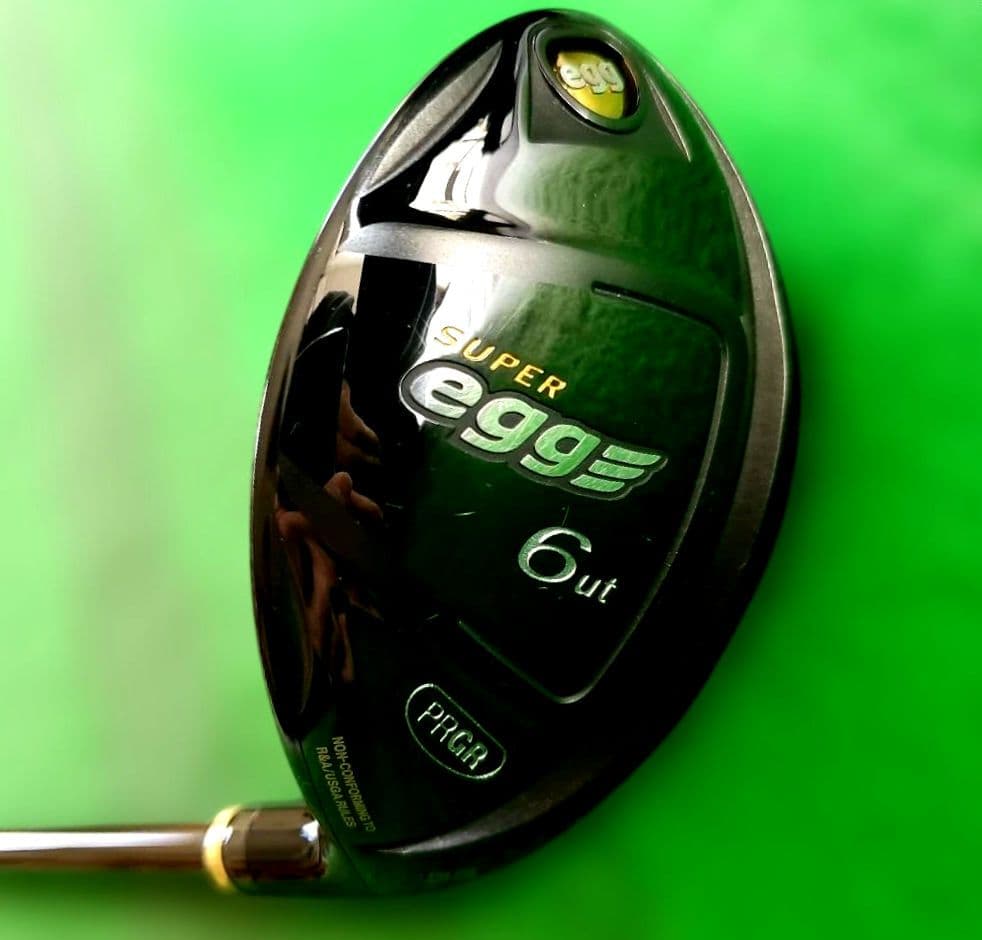 【美品】PRGR SUPER egg 6ut 23°ヘッドカバー付きM35