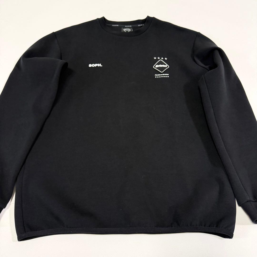 FCRB 22SS TECH SWEAT CREWNECK TOP ブラック L