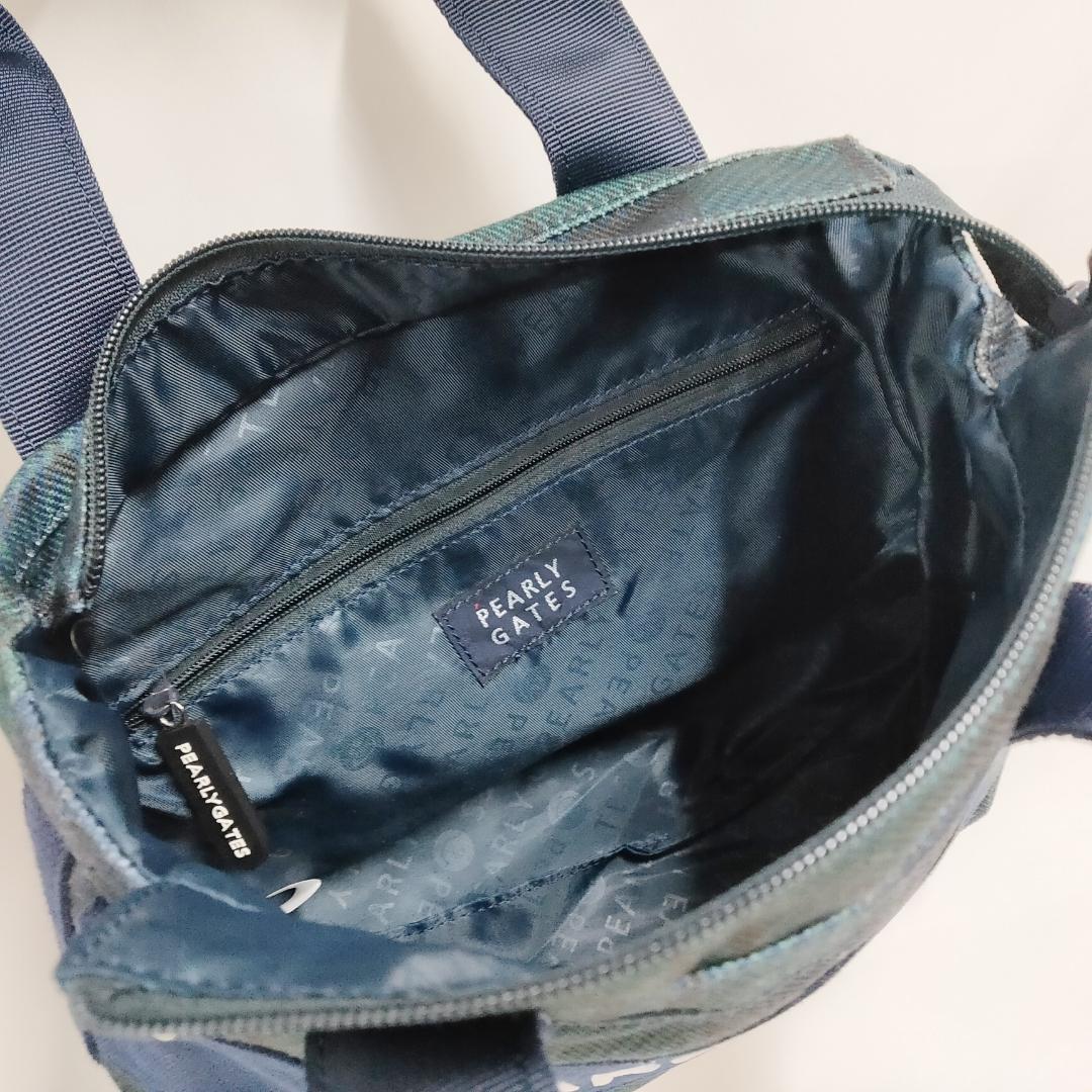 ○★新品未使用 PEARLY GATES ブラックウォッチカートバッグ 2WAY