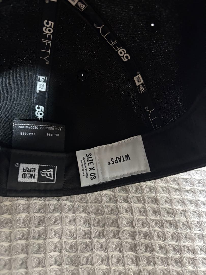 た*ろ様 【7 1/2】 wtaps newera ベースボールキャップ ダブル