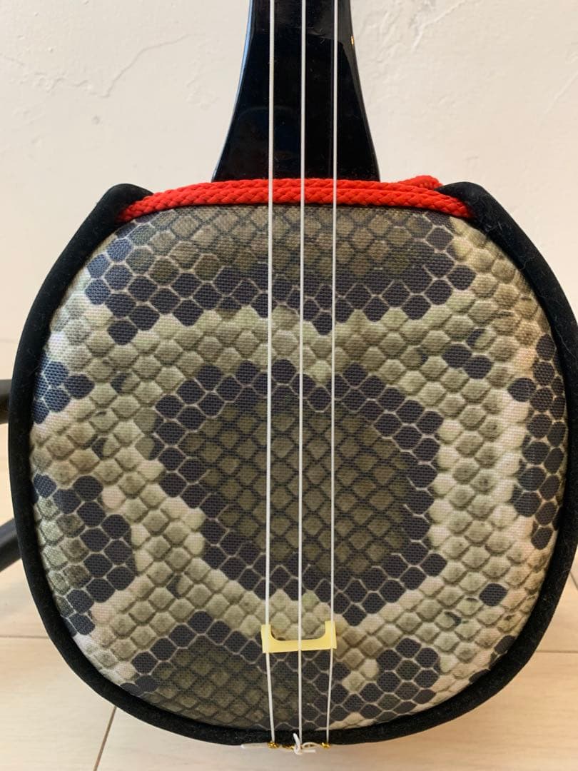 三線 人工皮 ケース付き 爪 弦セット 初心者向け