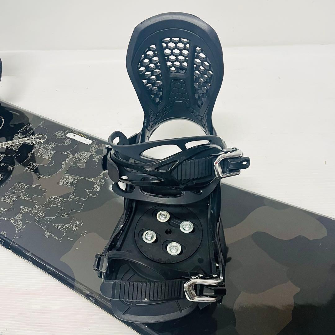 大きめ　スノボセット　ケース付き　スノーボード　ボード　SLQ 迷彩　カモフラ