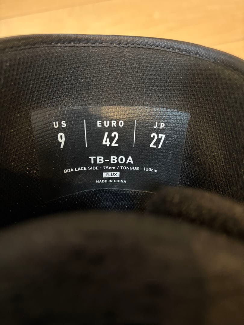 【美品】FLUX TB-BOA 25-26モデル27cm 【即日発送】