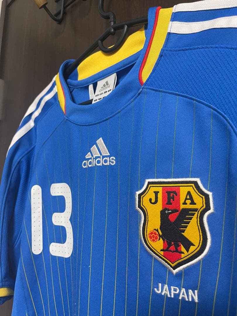 中古 鈴木隆行 日本代表 08/09 ユニフォーム ホーム 半袖 L サイズ