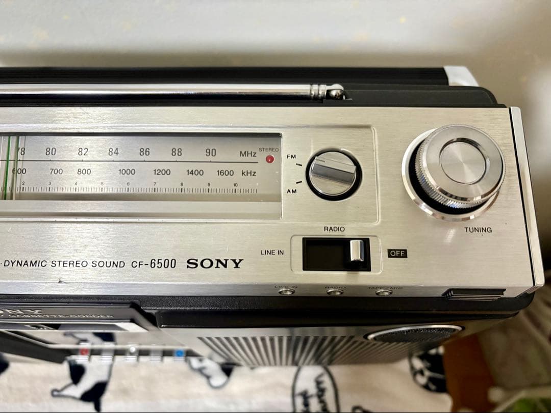 ソニー ラジカセ　CF-6500 ジルバップ　動作品　レトロ