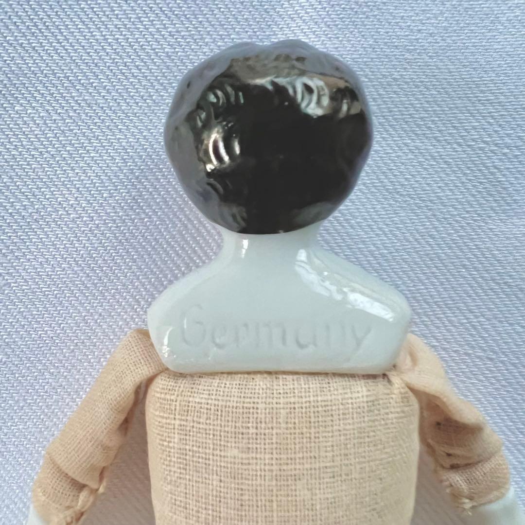 限定価格！チャイナヘッドドール　ドイツ　アンティーク　レース　20センチ