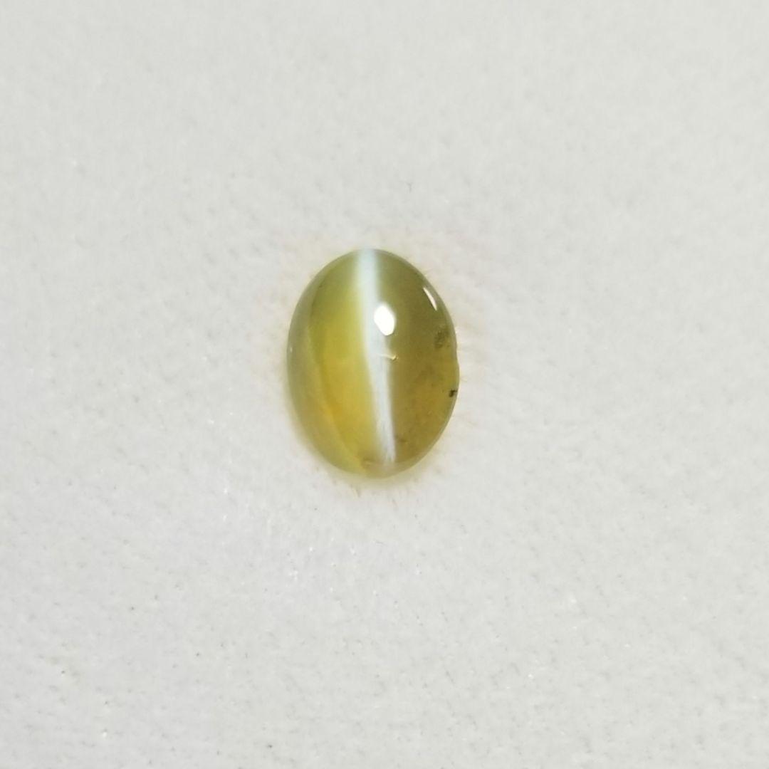 ☆鑑別書つき☆天然クリソベリルキャッツアイ　守護　魔除け