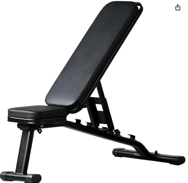 値下げ 8000円 引き渡し限定　調整可能な黒のトレーニングベンチ