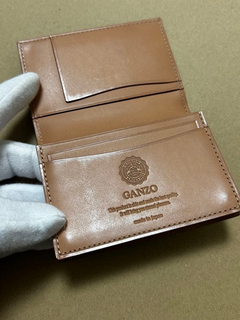 ガンゾ GANZO コードバン 名刺入れ カードケース