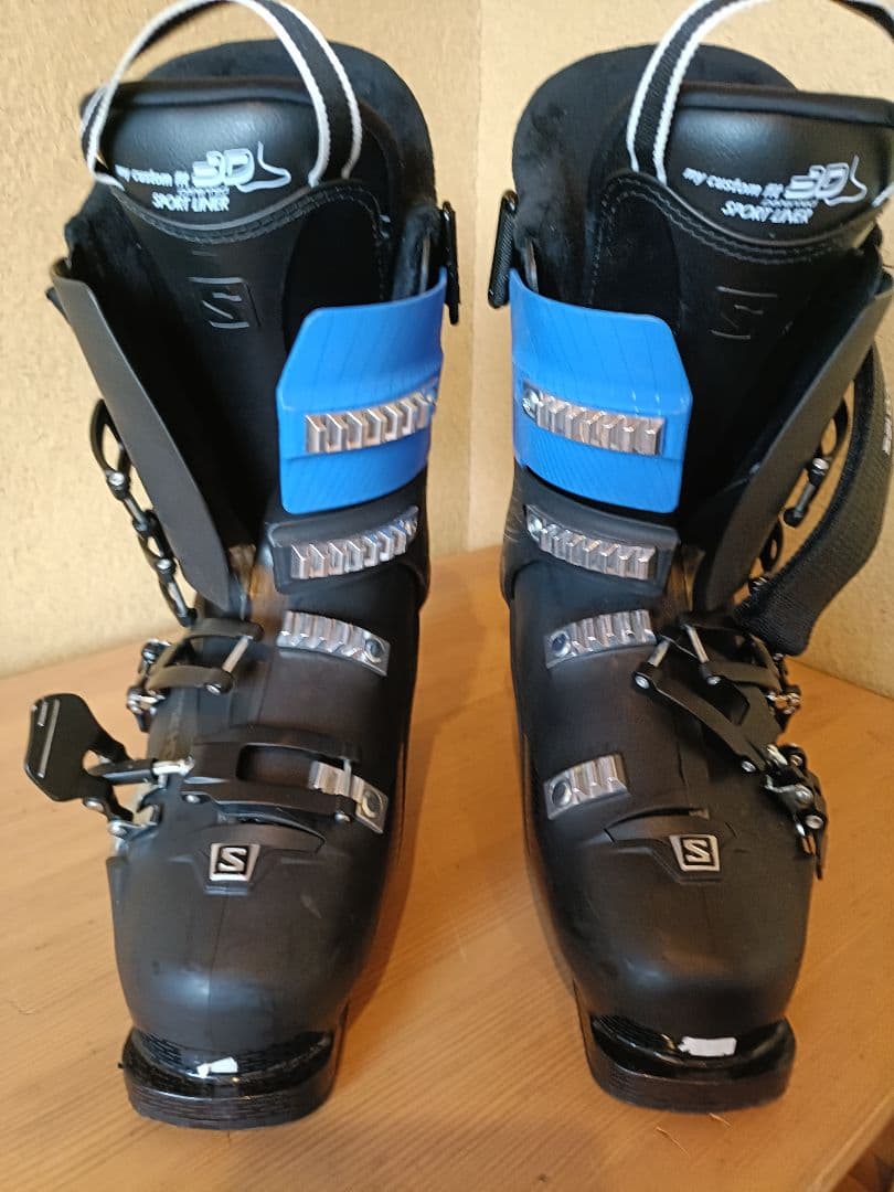 Salomon X90 スキーブーツ 黒/青25cm