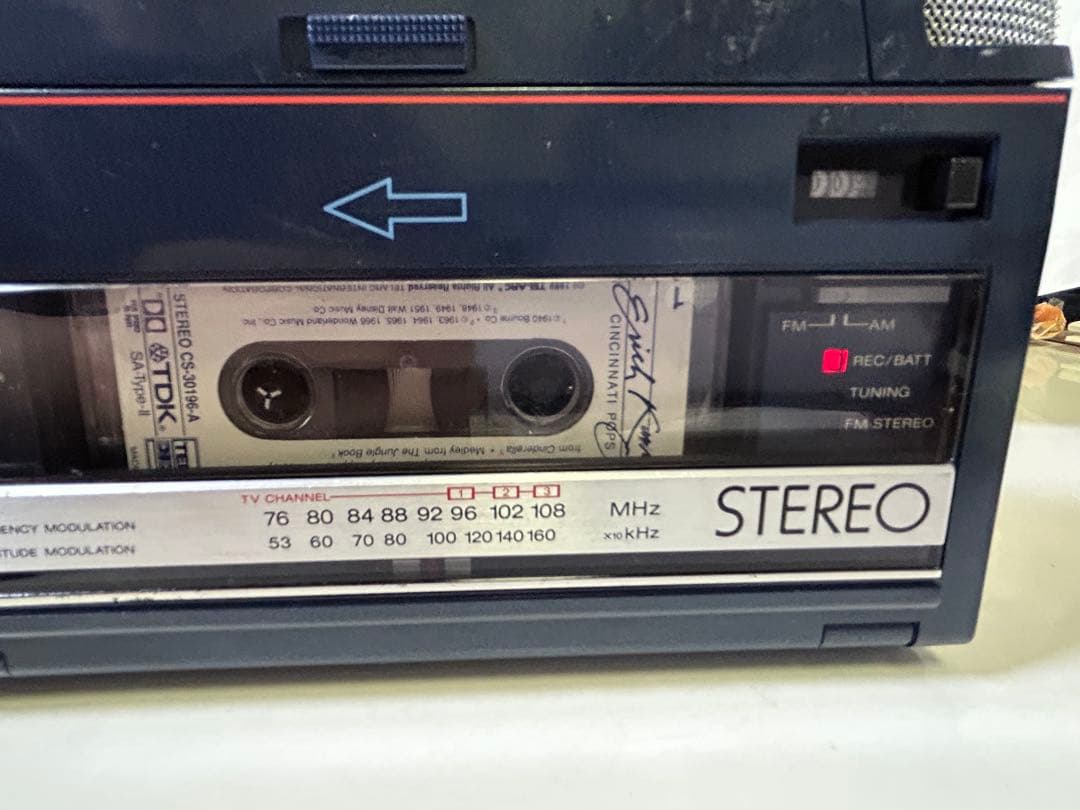 希少美品SONY WM-55 ステレオラジカセ