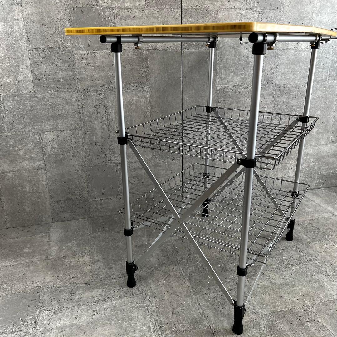 廃盤  Peak フィールドキッチンテーブル 竹 CK-012T