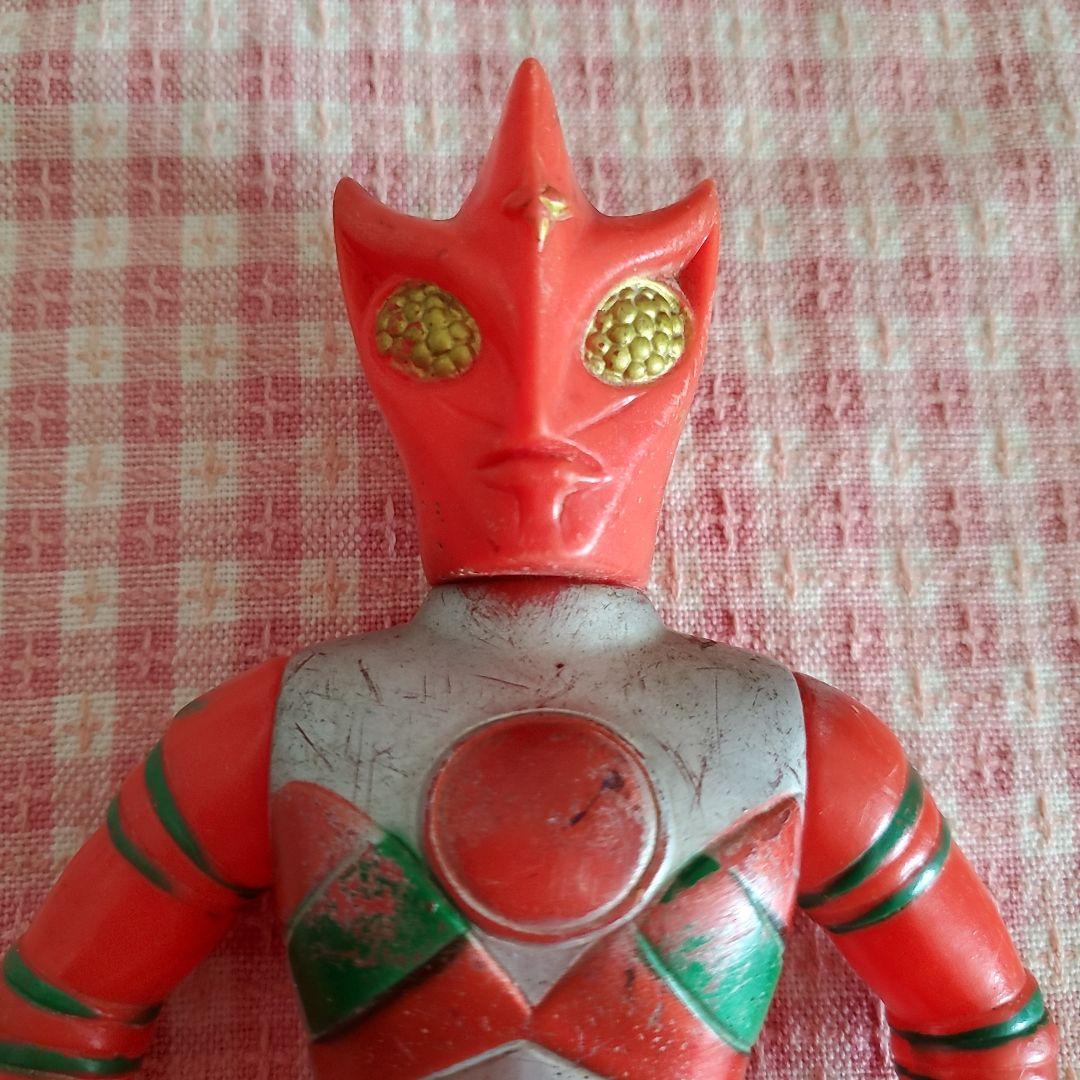 昭和レトロ レア 当時もの ブルマァク製 戦え トリプルファイター ソフビ