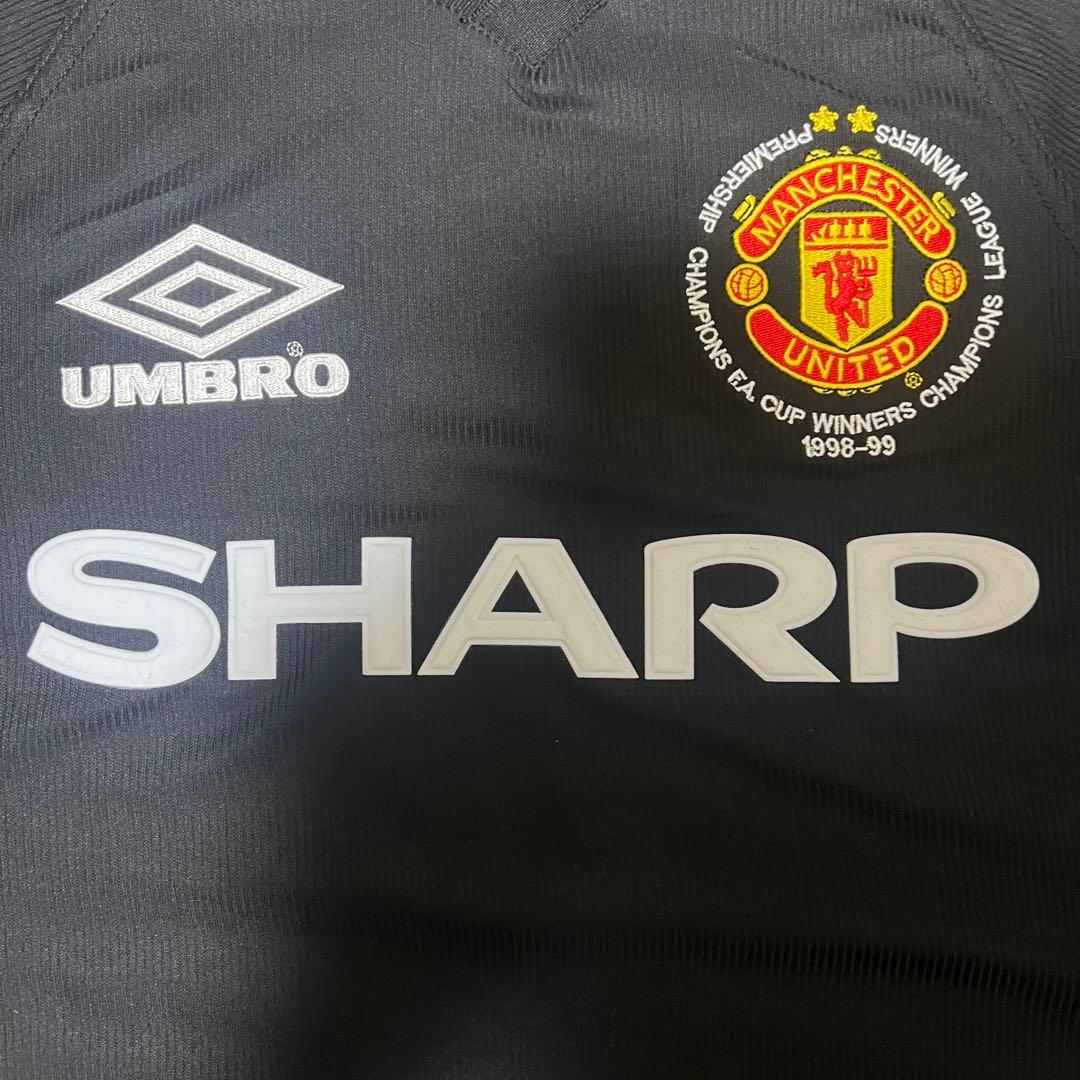 マンチェスターユナイテッド　サードユニフォーム　長袖　マンU 98 ゲームシャツ