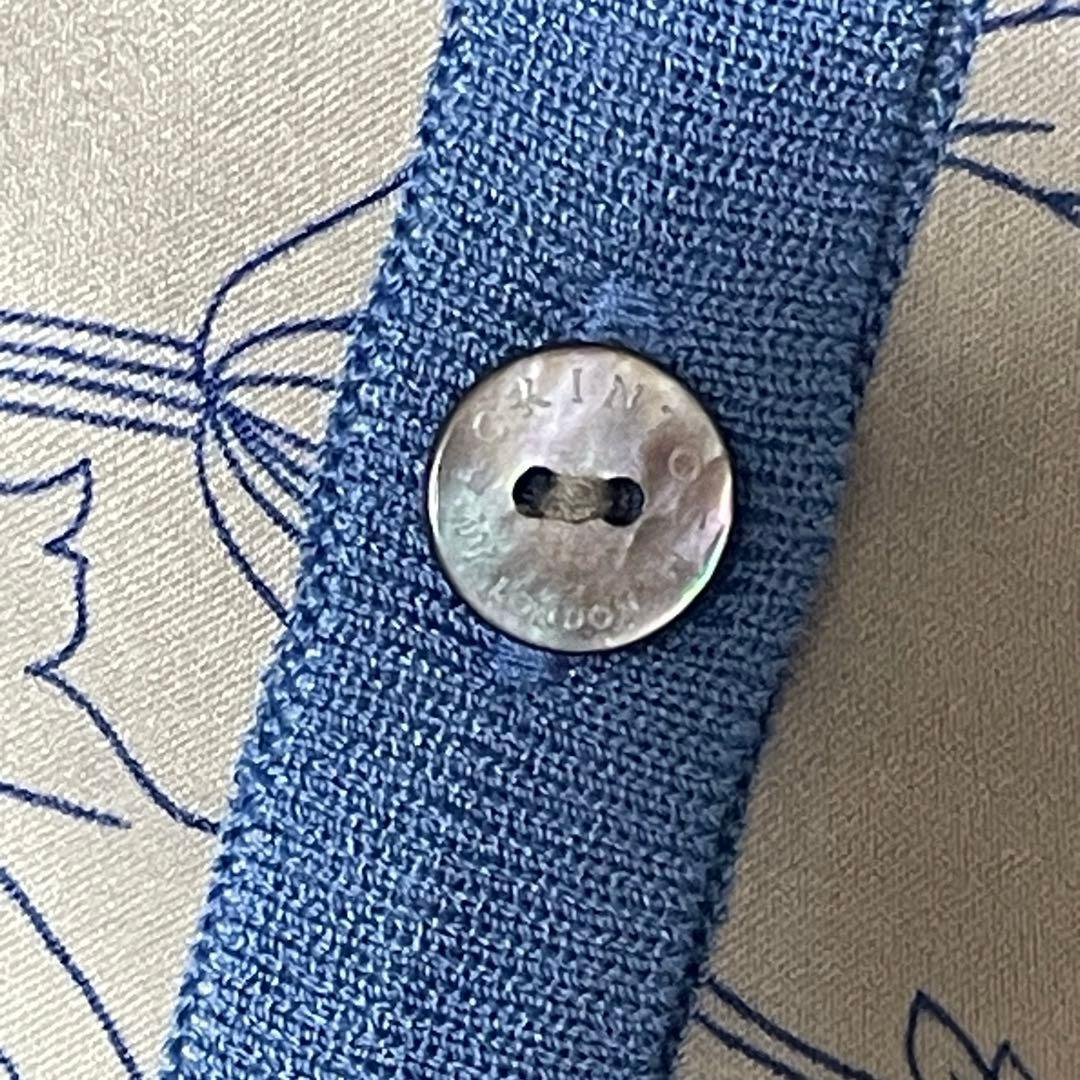 新品 定価4万 マッキントッシュロンドン ラインバイブリーコンビカーディガン