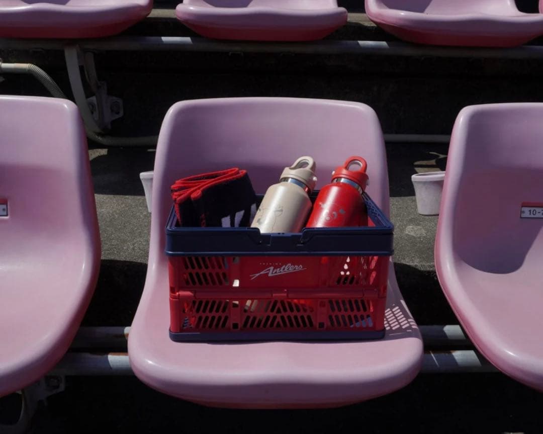 鹿島アントラーズ　折りたたみコンテナ（小）