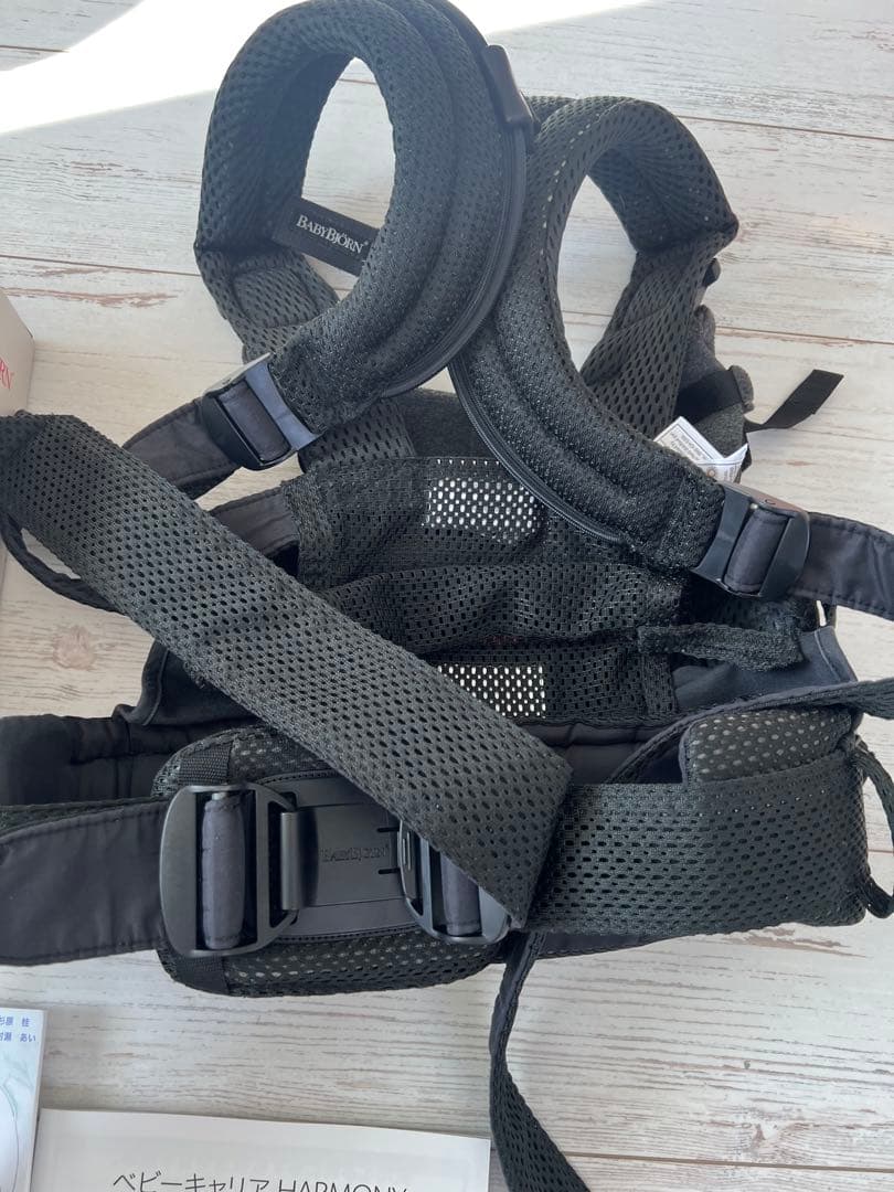 BABYBJORN 抱っこ紐 HARMONY ブラック　箱、説明書付き