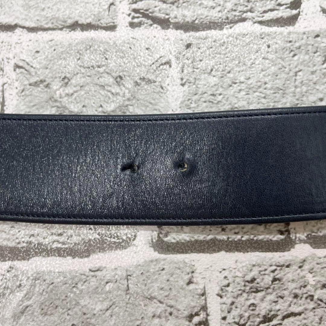 希少袋付き✨ロエベ ベルト アナグラム タッセルモチーフ 幅広 本革 75サイズ