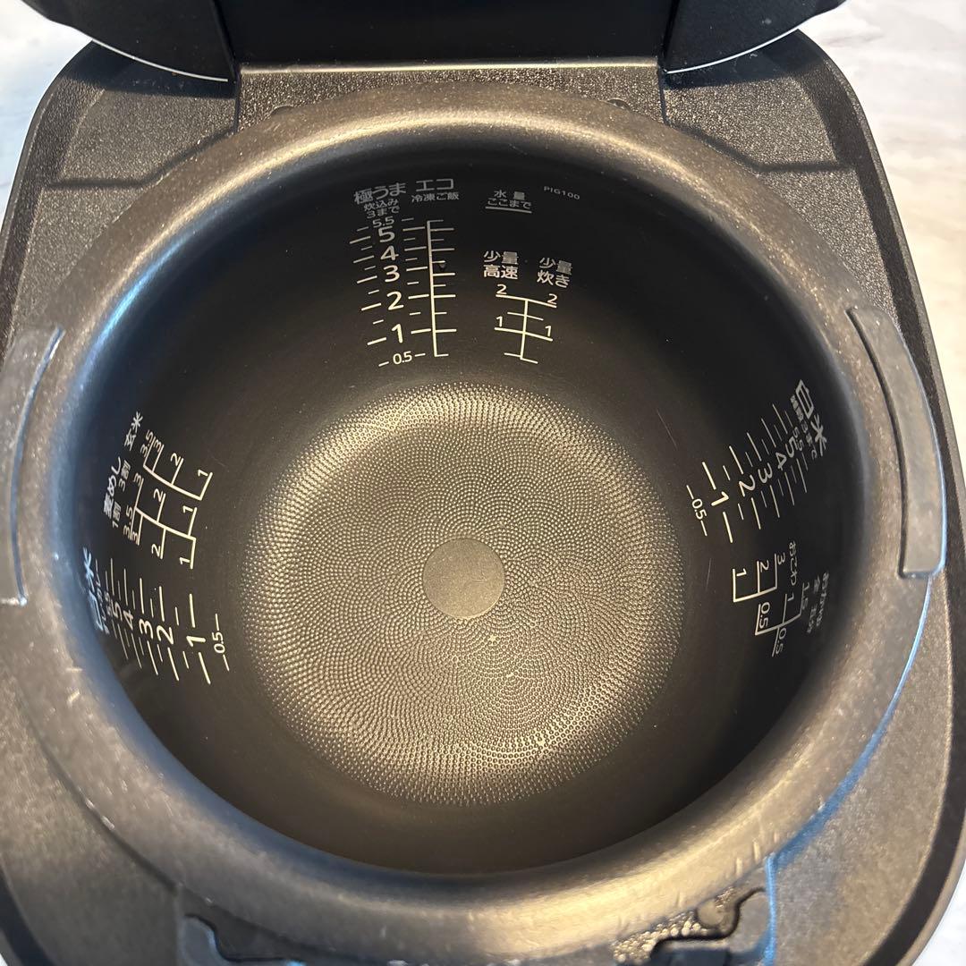 タイガー 圧力IH炊飯器JPI-S100（5.5合）2022年製【保証残1年有】