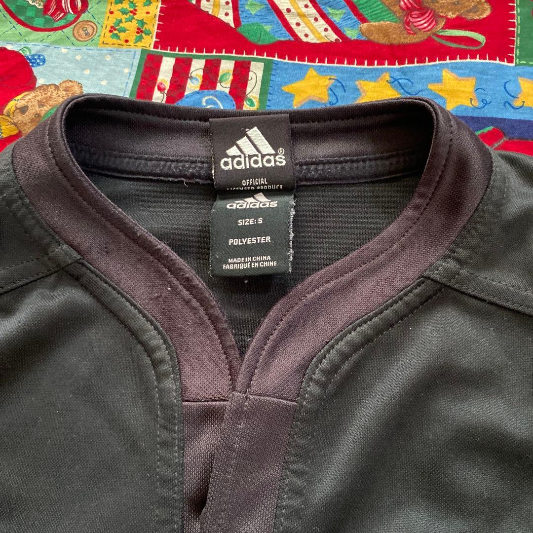 adidas ALL BLACKS ラガーシャツ S☆レア☆中古☆NＺで購入