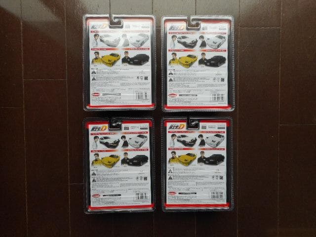 京商 1/64 頭文字D（イニシャルD）トレノ他 4種セット