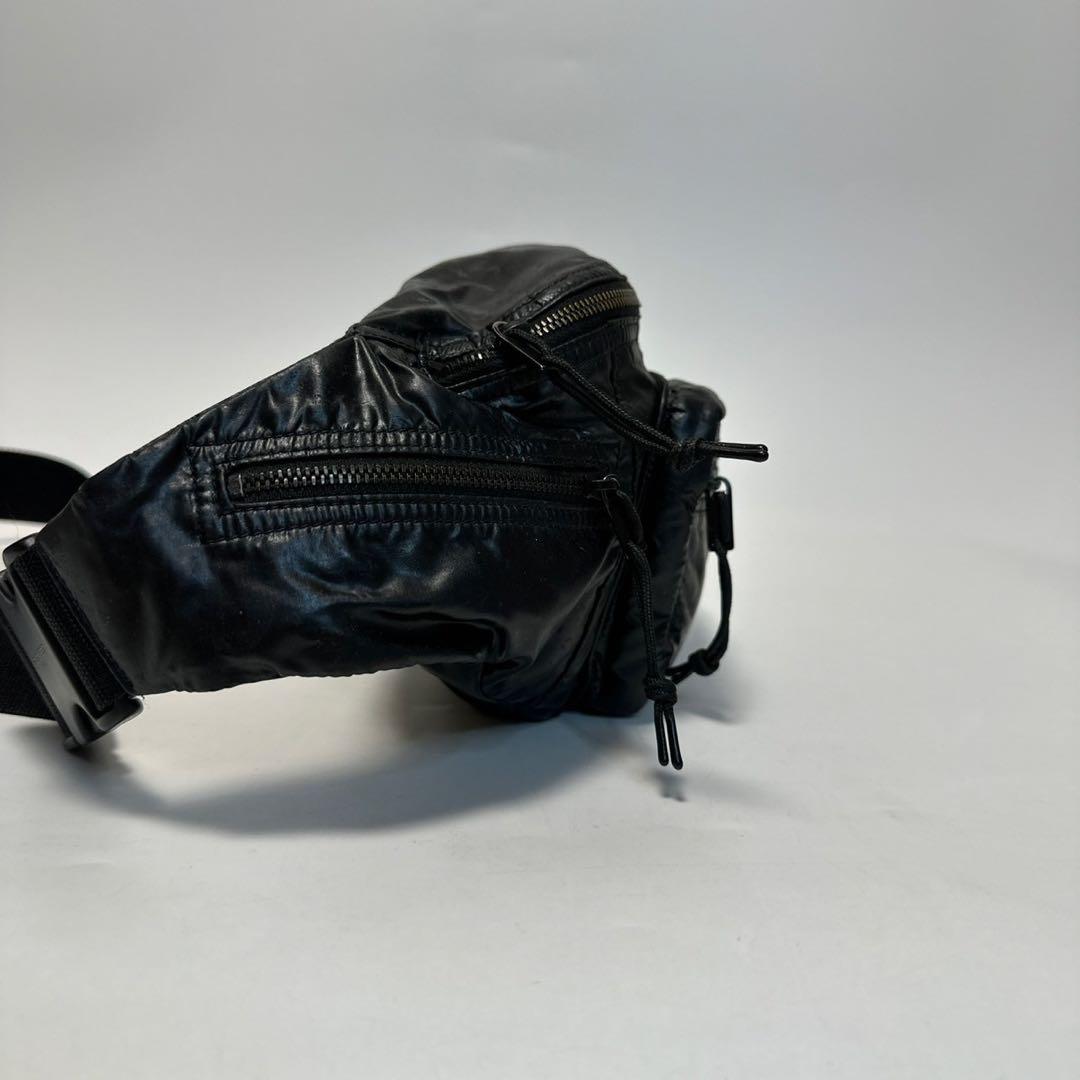 o53 保存袋　Gカード付き　サンローラン　ヌックス　ブラック　ウエストバッグ