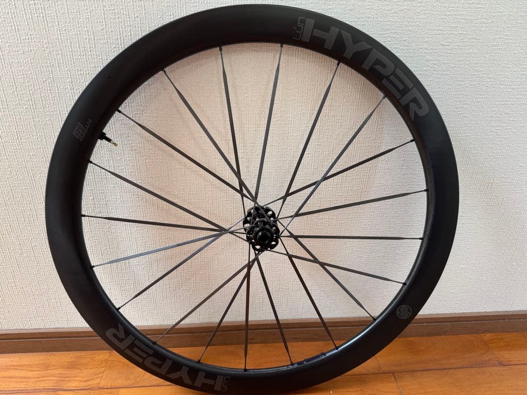 K*u様 LUN HYPER 3 45D カーボンホイールセット