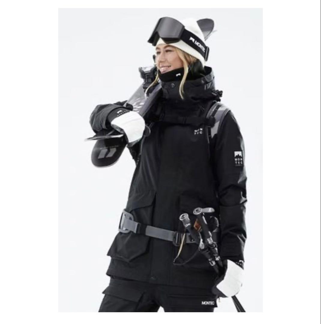 MONTECスノボジャケット XS ブラック