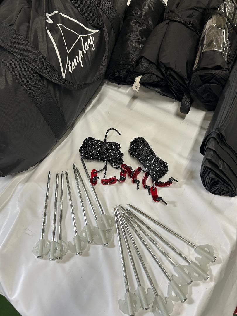 ⑩【訳ありUSED】大型シェルターテント 幅465CM高220CM