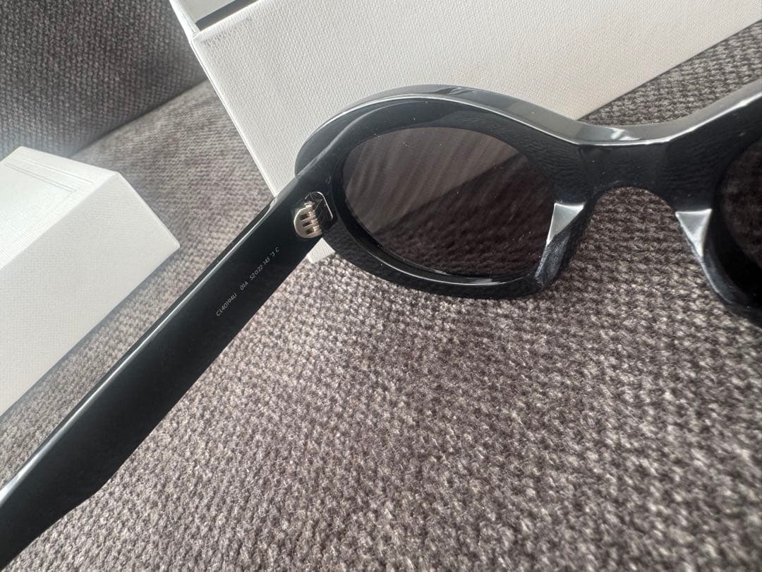 CELINE トリオンフ 01 サングラス アセテート ブラック