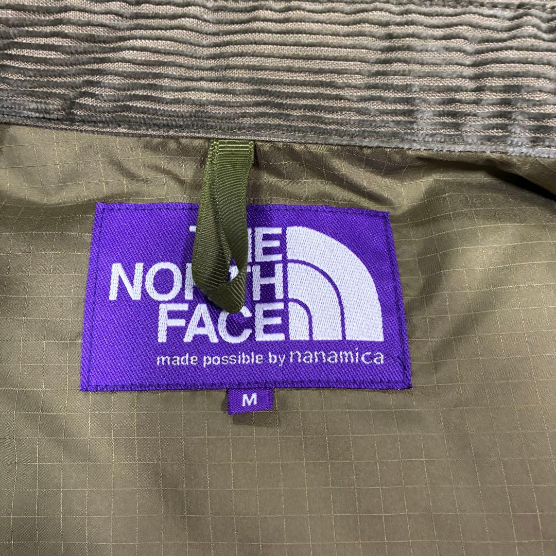 The North Face コーデュロイ ダウンジャケット オリーブ